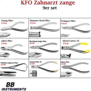 Dental zange KFO Zangen Zahntechnik Ligaturen Distalschneider Draht Zahnarzt Neu - Bild 1 von 11