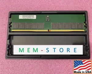 4X71K81760 32GB DDR5-4800MHz ECC UDIMM Hynix IC RAM Compatible w/ Lenovo Memory - Picture 1 of 6