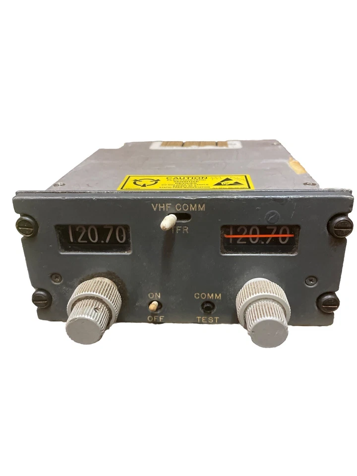 VHF Comm Panel Nº 1 Radio Comercial Aerolínea Avión Puertas Ingeniería Tritón Foto 1 de 4