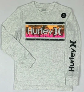 Boy's Youth Hurley Long Sleeve Cotton T-Shirt - Picture 1 of 12