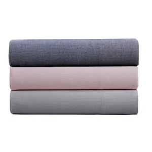 Kathy Ireland Herringbone Twill 4 Piece Cotton Rich Sheet Set - Picture 1 of 10