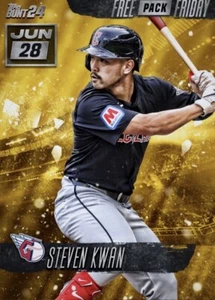 [DIGITAL] Topps Bunt - Steven Kwan - Free Pack Friday 24 S2 Jun 28 Gold - Picture 1 of 1