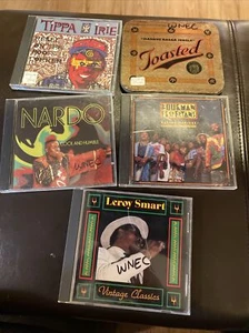 Reggae 5 CD Lot Jungle Dancehall Nardo Ranks Tippa Irie Leroy Smart Toasted RARE - Picture 1 of 7