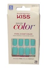 Kiss Gel Fantasy & Salon Color Short Length Glue-On Nails‼️Added New Colors‼️