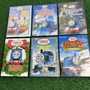 Lot Of 6 Thomas & Friends DVD's Holiday Themed See Descrip For All Titles - Picture 1 of 14