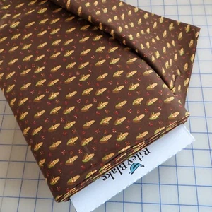 1/2 Yard, Fall's In Town Corn Brown Riley Blake $3.99 Ships ANY Amount Of Fabric - Picture 1 of 3