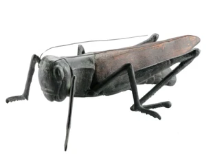 Garden Cricket Grasshopper Sculpture Statue Cast Iron XL Huge ~ SPI Home 50592 - Picture 1 of 2