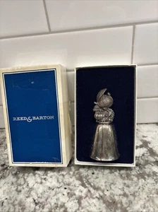 Reed & Barton Thanksgiving Silver Plate Turkey Bell, Collectible Hand Bell 1981 - Picture 1 of 5