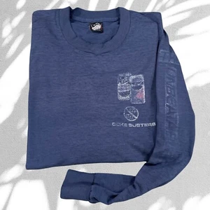Vintage 90s Pepsi Cola Thin T Shirt Large Coke Busters Distressed Made USA - Picture 1 of 12