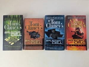 TOM CLANCY's Splinter Cell Paperback Lot of 4 books by David Michaels - Picture 1 of 4