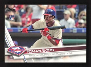 2017 Topps Baseball Roman Quinn RC #498 Philadelphia Phillies