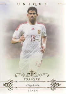 2015 Futera Unique World Futbol Soccer #65 Diego Costa - Picture 1 of 2
