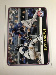 2020 Topps Big League Jumbo 5x7 01/49 Elvis Andrus Rangers 2