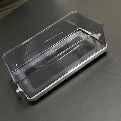 Cubo puerta refrigerador KitchenAid CON estante cromo moldura OEM W10775120 W10776696 Foto 1 de 4