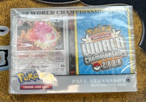 Pokemon FACTORY SEALED Paul Atanassov Bliss Control 2008 World Championship Deck - Picture 1 of 2