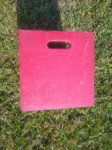 Wood Crate With Metal Bands Cleveland, Ashtabula, Akron Ohio Painted - Picture 1 of 6