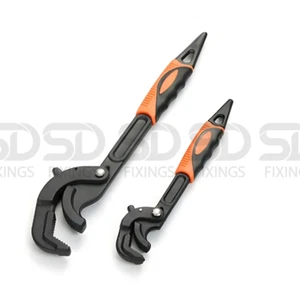10"/ 14" Multifunctional Self-locking Pipe Wrench Tool, Heavy Duty Pipe Wrench - Picture 1 of 14