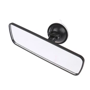 Rear View Mirror Glass Suction Cup Learner Driver Stick On Interior Wide CUI - Picture 1 of 12
