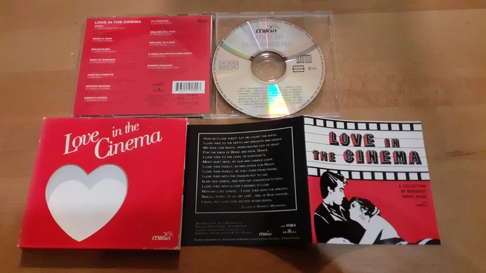CD Various - Love in the Cinema MILAN 1994 PORTMAN Jarre BARRY Shore - Bild 1 von 1