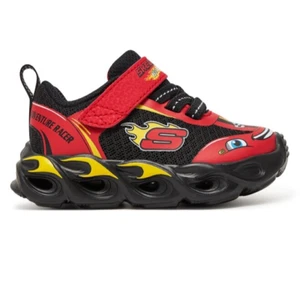 Skechers Toddlers S-Lights Thermo-Flash-Wheel Buddies Red/Black (402306N-RDBK) - Picture 1 of 15