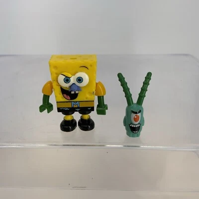 Lot of 2 MEGA BLOKS Spongebob Squarepants Mini Figures Patrick - Image 1 of 4