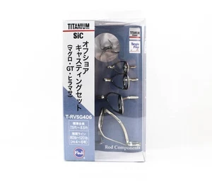 Fuji T-RVSG 406 Rod Guide SIC Titanium Frame Set (9034) - Picture 1 of 6