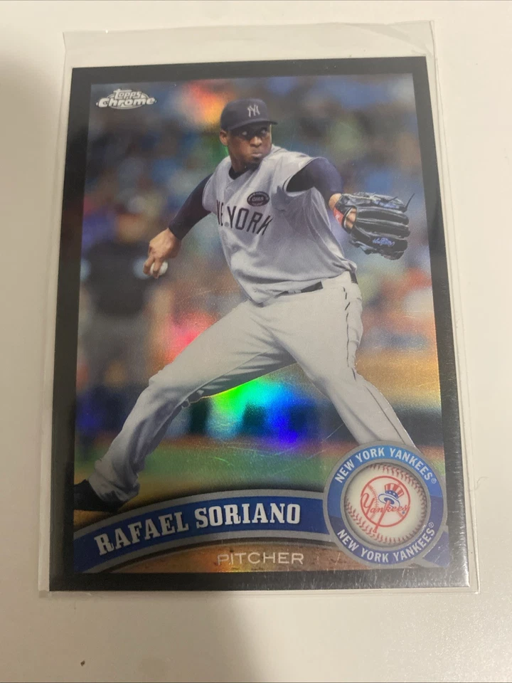 Rafael Soriano 2011 Topps Chrome Black Refractor /100 New York Yankees - Image 1 of 1