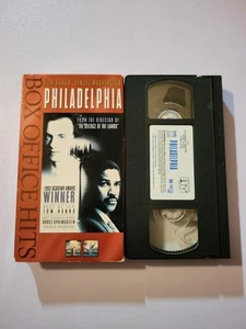 Philadelphia (VHS, 1994, Closed Captioned) Tom Hanks Denzel Washington tested GC - Picture 1 of 9