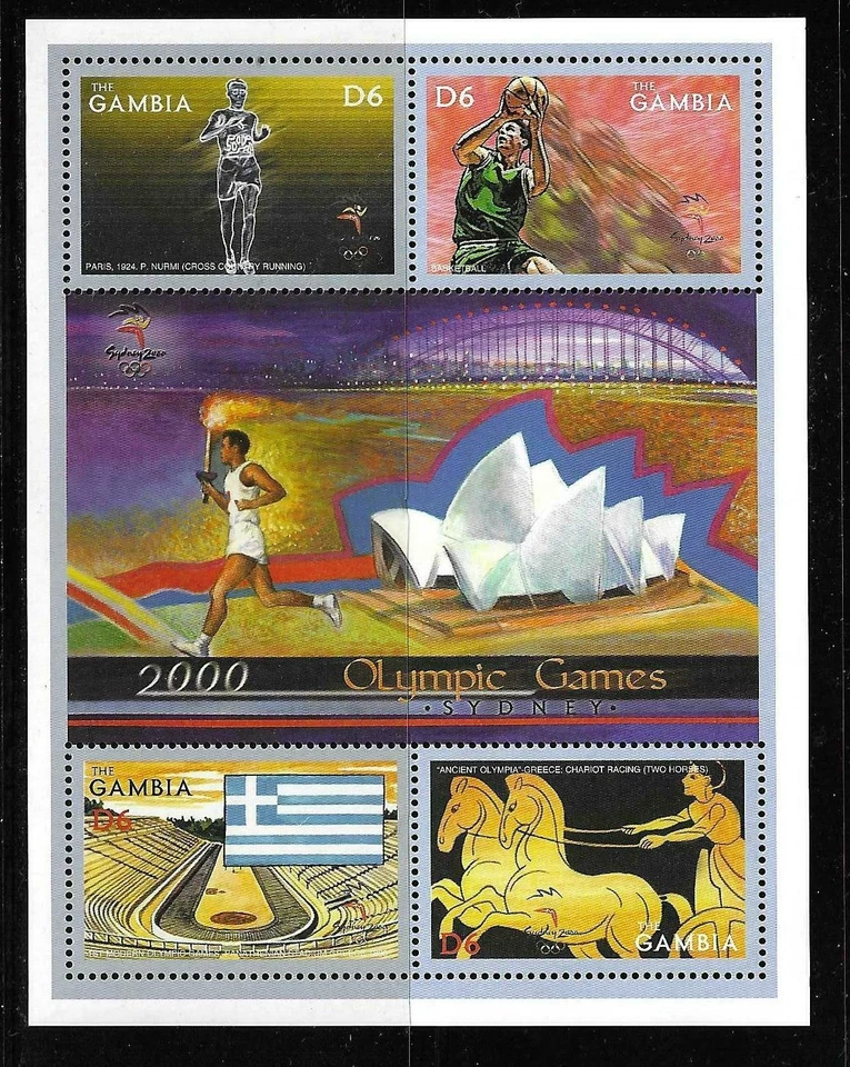 Gambia SC # 2253a-d Summer Olympics Sidney 2000 . MNH - Image 1 of 1