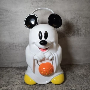 Disney Parks Mickey Mouse Ghost Popcorn Bucket 2010 Halloween - Picture 1 of 8