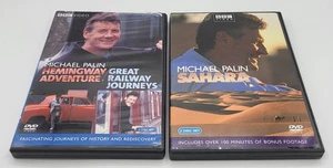 Michael Palin DVD Lot - Sahara - Hemingway Adventure + 2 Railway episodes - Picture 1 of 2