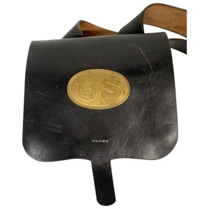 Bolso de Hombro Watervliet Arsenal Cuero Unión Estampado San Luis - Imagen 1 de 16