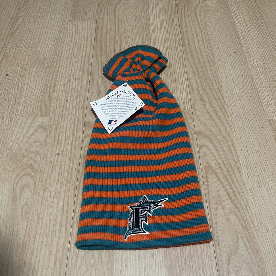De colección Años 90 Corbata Top Marlins Gorro Gorra Sombrero Hip Hop Rap Ropa de Calle Tupac Estilo Rap Foto 1 de 4