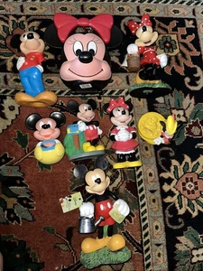 DISNEY MICKEY & MINNIE MOUSE LOT VINTAGE/MODERN MIX  - Picture 1 of 6