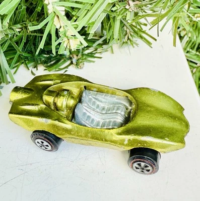 1969 Redline Johnny Lightning Custom Turbine Topper USA Shiny Lime Original - Image 1 of 4