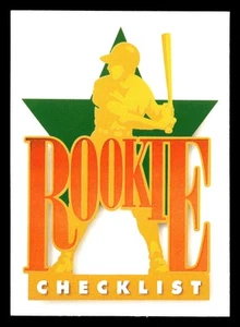 1990 Upper Deck Star Rookie Checklist #1 - Picture 1 of 2