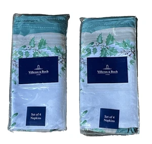Villeroy & Boch Vintage Holly Green Christmas  Napkins Set/8 - Bild 1 von 2