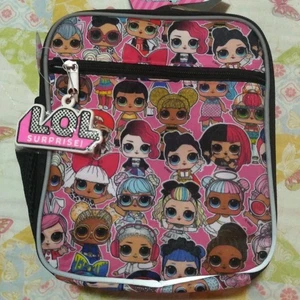 L.O.L. Surprise Girls School Lunch Box Insulated Bag LOL Doll Kids Children Pink - Picture 1 of 8