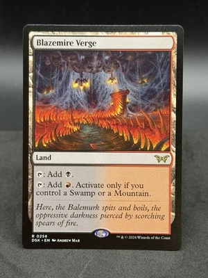 Blazemire Verge 0256 Mtg Magic The Gathering Regular Rare DSK NM - Image 1 of 2