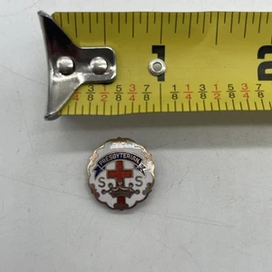 Vintage Presbyterian Sunday School SS Pin Church Religious Cross - Picture 1 of 3
