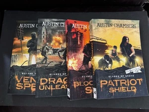 Austin Chambers Blades Of Grass 4 Books Series Cascadia Fallen - Picture 1 of 12