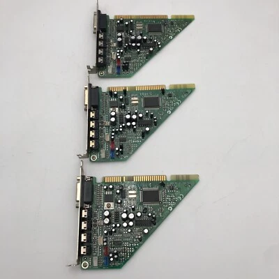 LOT OF 3 Used HP Aztech 16Bit ISA Audio Sound Card 5064-2620 PARTS REPAIR B - Image 1 of 4