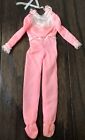 Vintage Francie Casey Twiggy - 1975 Party Pink # 7215 - Pink Footed Pajamas Vhtf