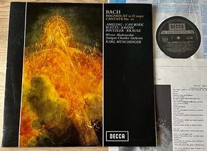 DECCA SXL 6400 NB BACH MAGNIFICAT CANTATA 10 LP MUNCHINGER (1971)  EX ENGLAND - Picture 1 of 2