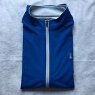 Peter Miller Sleeveless Full-zip Wicking Athletic Vest, Men&#39;s XL (Blue/Silver)