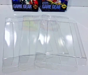  15 Box Protectors For SEGA GAME GEAR Video Games  Clear Acid-Free Display Cases - Picture 1 of 8