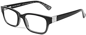 Gafas de lectura para mujer Foster Grant Roxanna negras o rojas con estuche ~ elige fuerza - Imagen 1 de 17