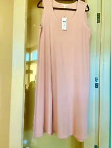 Eileen Fisher Womens Sleeveless Powder Pink Nap Dress Size M - New With Tag - Picture 1 of 1