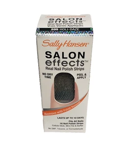 NEW SALLY HANSEN SALON EFFECTS REAL NAIL POLISH STRIPS -205 HOLI DAZE - Picture 1 of 1