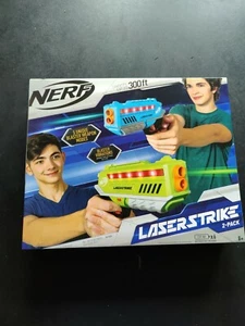 Nerf 2 Player Vibrating Laser Tag Blaster Set with Lights and Sound Kids Toy New - Picture 1 of 11